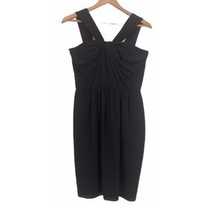 Shoshanna Black Strappy Cocktail Dress